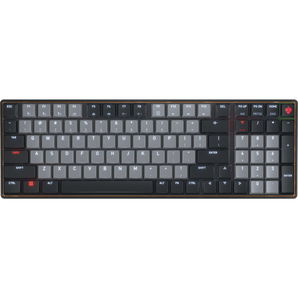 CHERRY KW 550 MX LP tastatur Hjemme/kontor USB + Bluetooth QZERTY US engelsk Sort