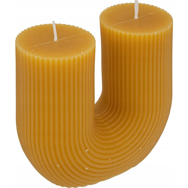 Vela Led "demi" H12cm Amarillo Mostaza