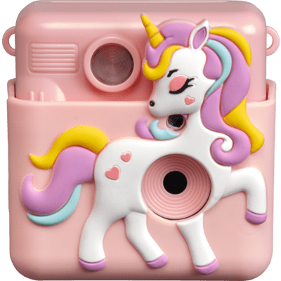 Denver KPC-1363 Kinder Sofortbild-Kamera Einhorn rose