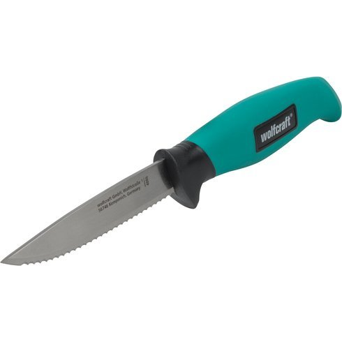 Cuchillo De Exterior Con Cuchilla De Filo Dentado Y Funda