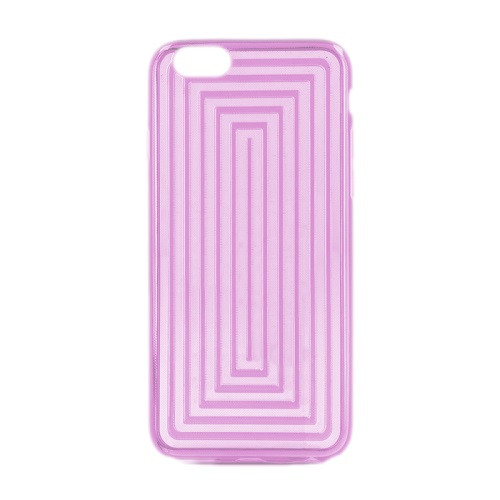 Samsung Galaxy S5 SM-G900, TPU силиконов калъф, лабиринт, розов (40378)