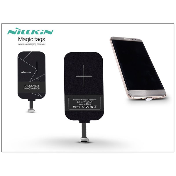 Nillkin Magic Tags Qi adapter vezeték nélküli töltő állomáshoz USB Type-C - WRC (NL128903)
