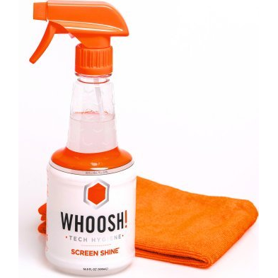 WHOOSH! Screen Shine Pro kijelzőtisztító spray törlőkendővel 500ml (500mL REFILLABLE SCREENSHINE)