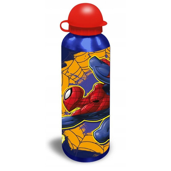 Botella Cantimplora Aluminio Spiderman 500 Ml Aleatoria