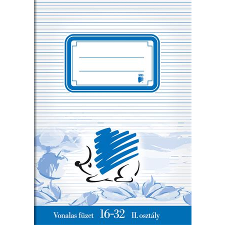 ICO Süni 32 lapos A5 vonalas füzet 2. osztály (7500050002)