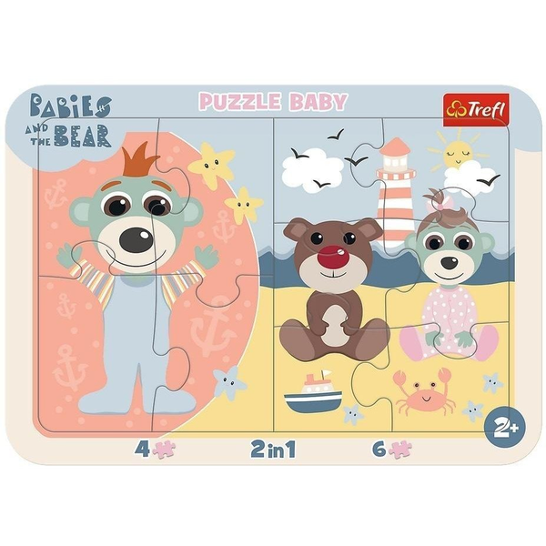 Puzzle ramkowe Baby - Słodkie Bobaski TREFL