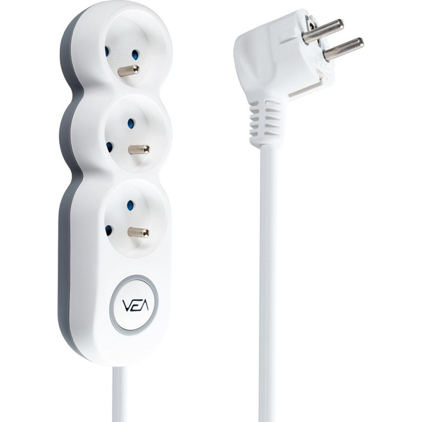 Listwa zasilająca Libox LB0192 3 gniazda 1.5 m biała (LB0192-1,5)