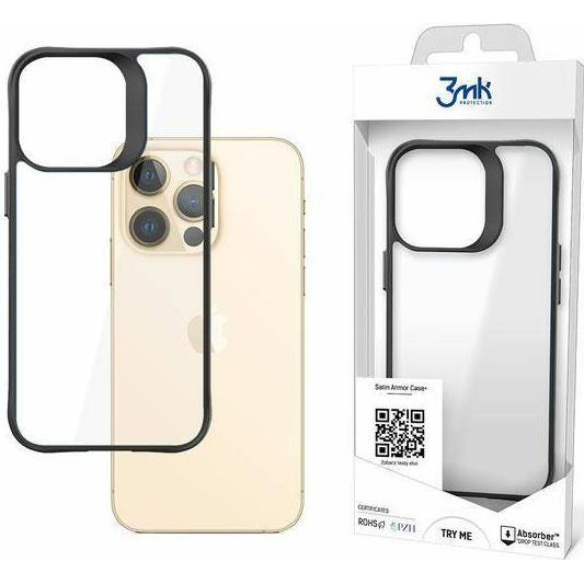 3mk Satin Armor Case+ átlátszó, TPU és PC anyagú telefontok Apple iPhone 13 Pro Max (3mk Satin Armor Case+(10))