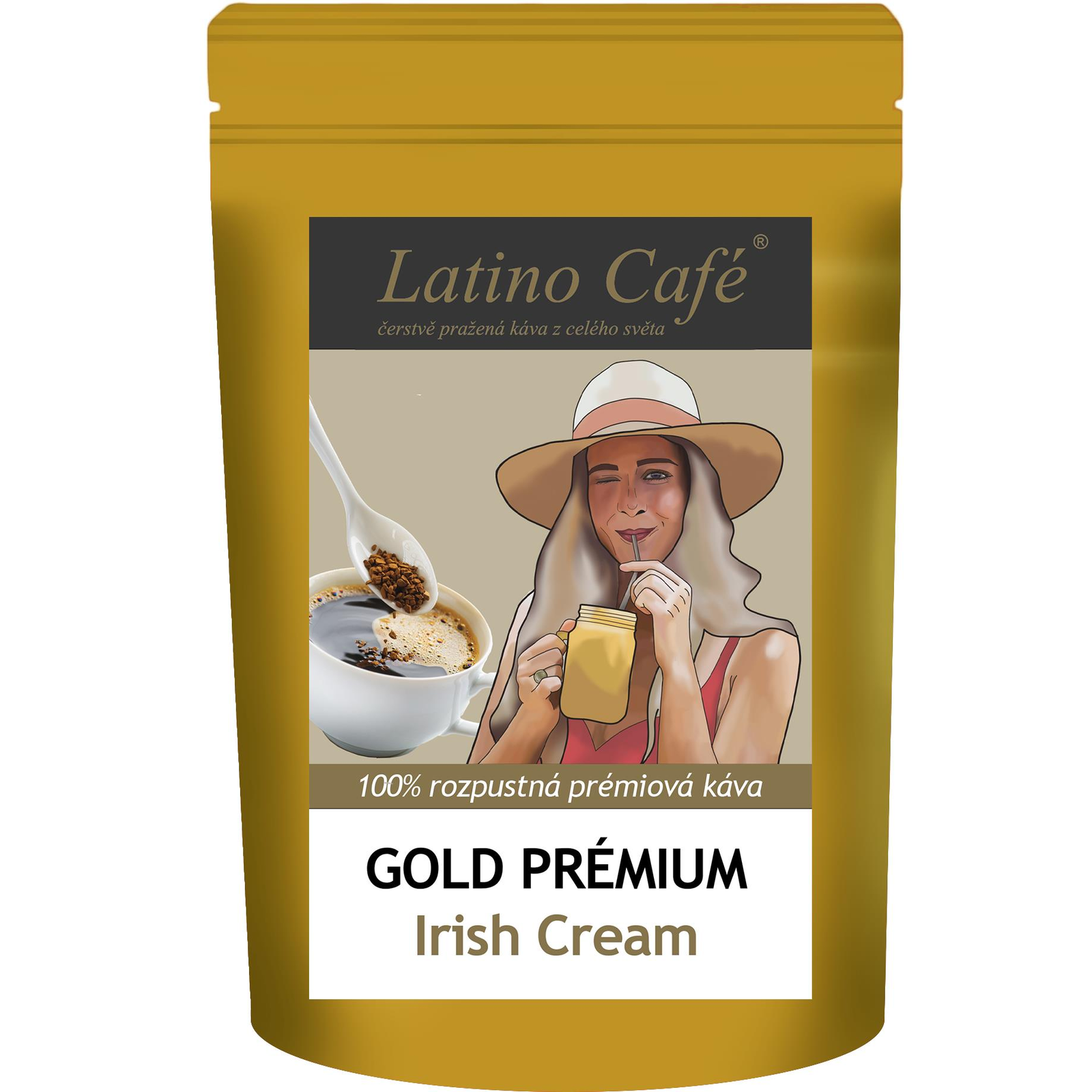 Latino Café Instant Gold Irish Cream, variant Gold instant 500 g (08121)