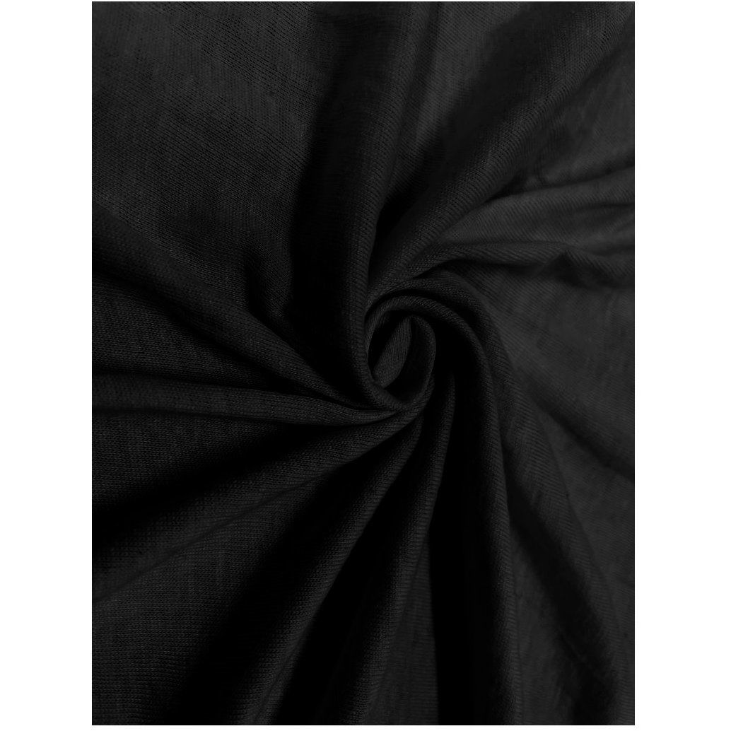 Kaptan Jersey Lux sheet, 180 × 200 cm, black (5693218389-015)