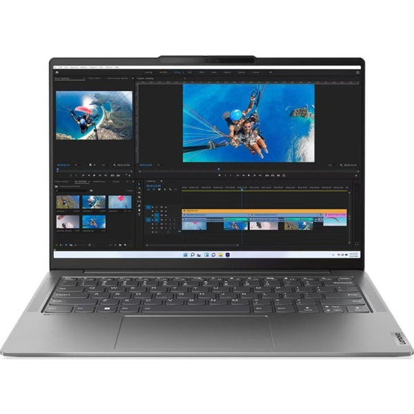 Lenovo Yoga Slim 6 Intel® Core™ i5 i5-13500H Laptop 35,6 cm (14") WUXGA 16 GB LPDDR5x-SDRAM 512 GB SSD Wi-Fi 6E (802.11ax) Windows 11 Home Grau