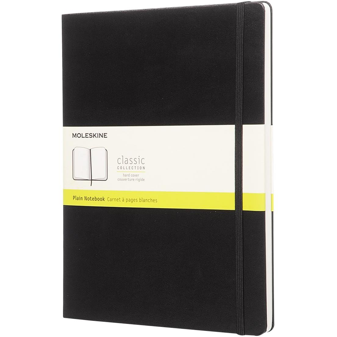 Moleskine XL, keményfedeles, sima, fekete (QP092)
