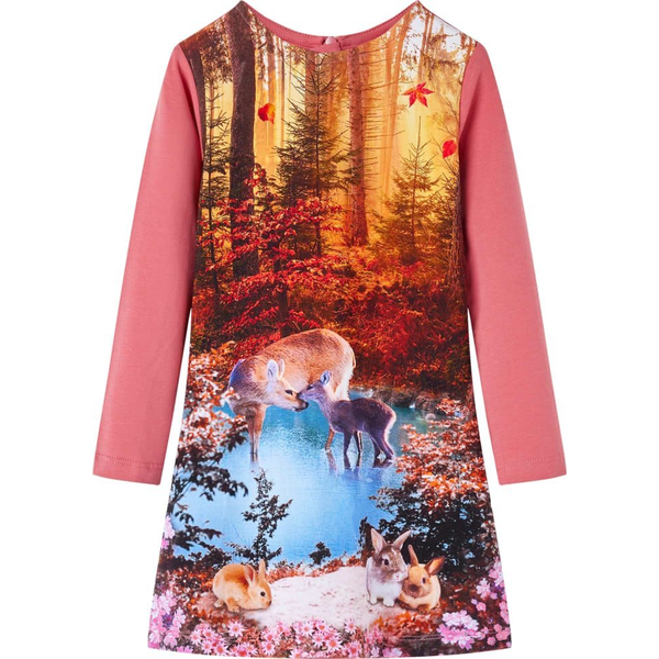 Gyerekruha hosszú ujjú Régi rózsaszín 116