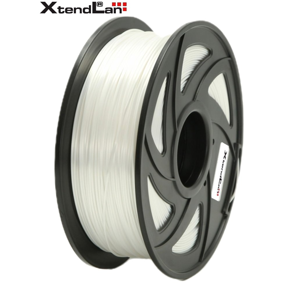 XtendLAN Filament PLA 1.75mm 1 kg - Fényes fehér (3DF-PLA1.75-SWT 1KG)