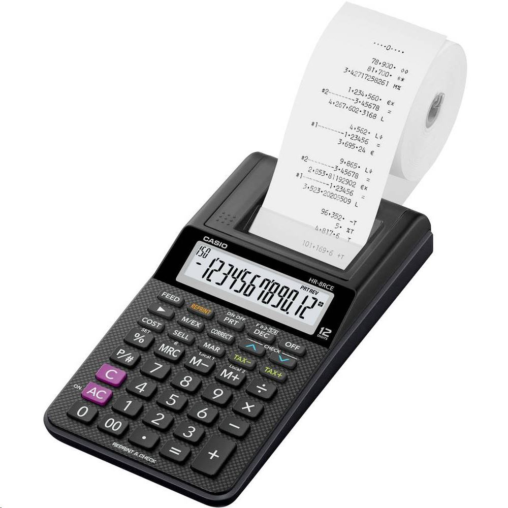 Casio HR-8RCE szalagos számológép (HR-8RCE)