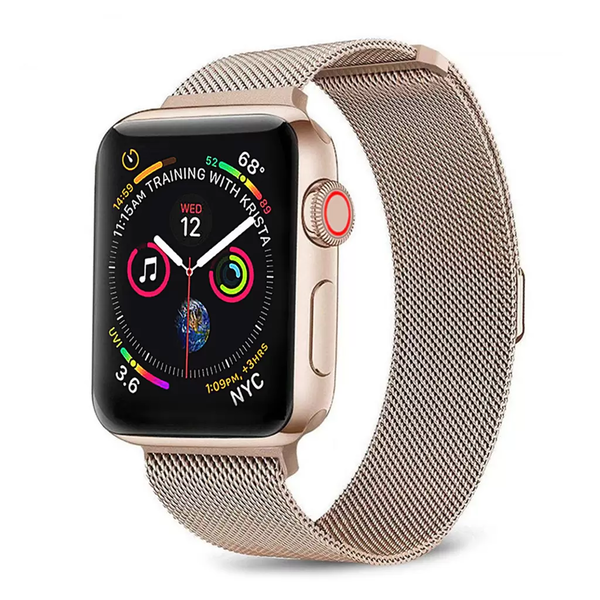 XPRO Apple Watch milánói szíj Pink 42mm/44mm/45mm/49mm