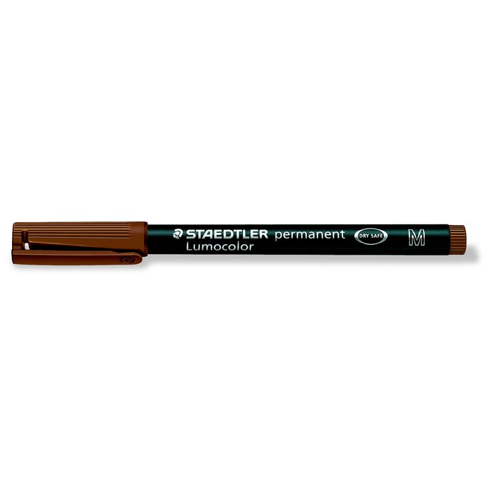 Staedtler Lumocolor 317 M 1mm Alkoholos marker - Barna (317-7)
