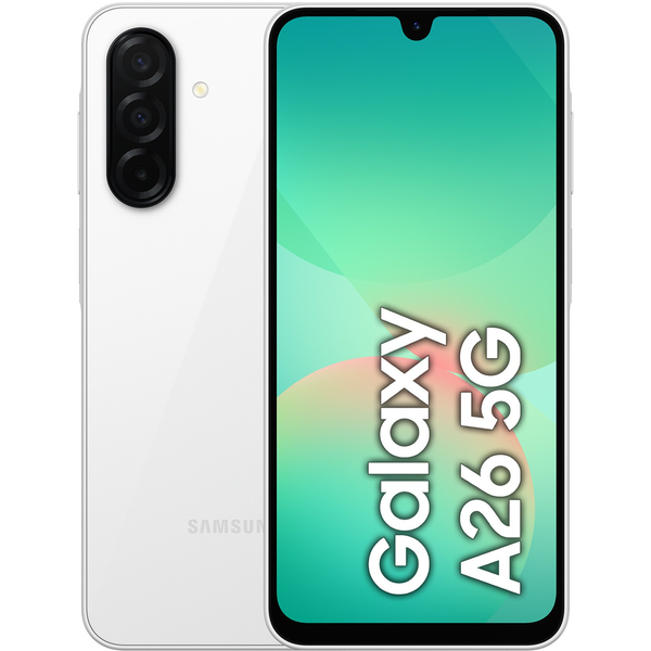 "Samsung Galaxy A26 5G A266 Dual Sim 8GB RAM 256GB - White"