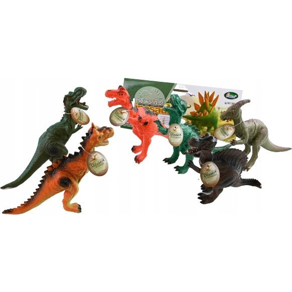 Figurka Icom Dinozaur z gwizdkiem 6szt
