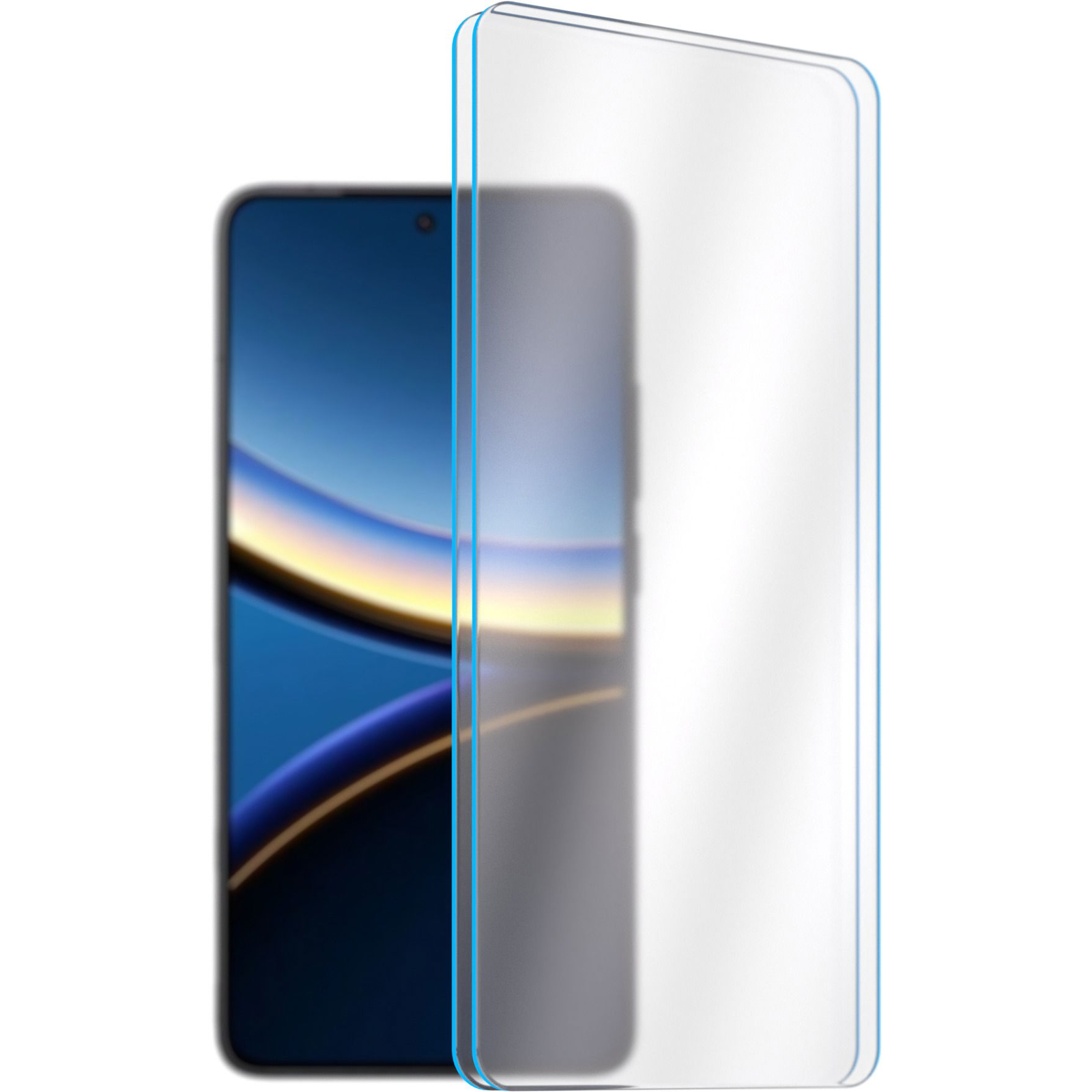 Alzaguard Case Friendly Glass Protector POCO F7 Pro 2.5D üvegfólia - 2db (AGD-TGC487ZP2)