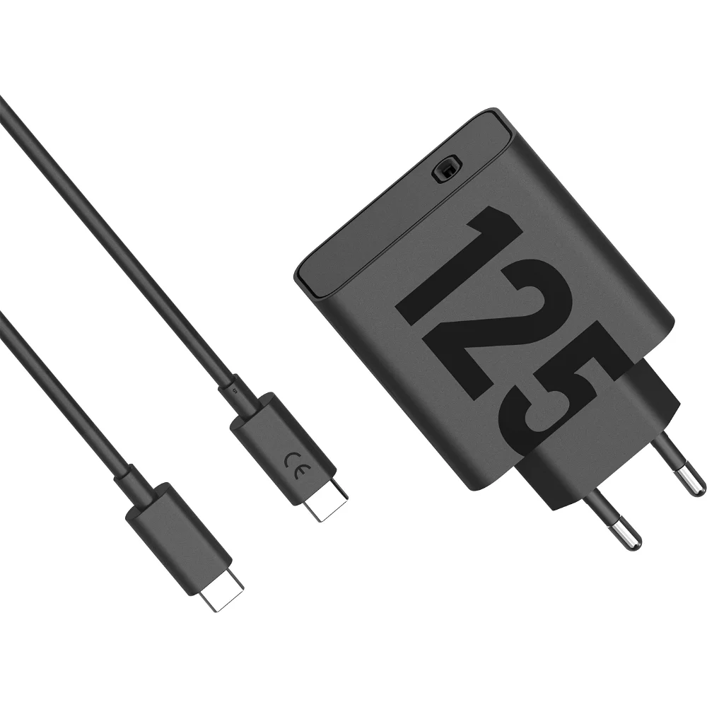 Motorola TurboPower 125 GaN USB Type-C Hálózati Töltő - Fekete (125W) (SJMC1252)