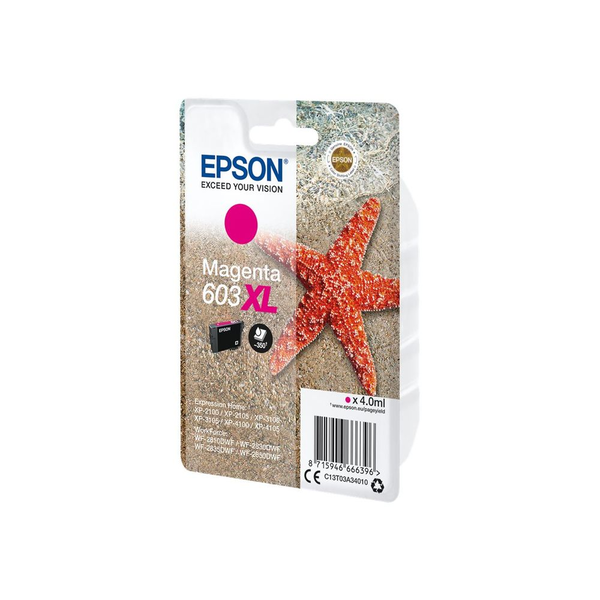Epson C13T03A34010 blækpatron 1 stk Original Højt (XL) udbytte Magenta