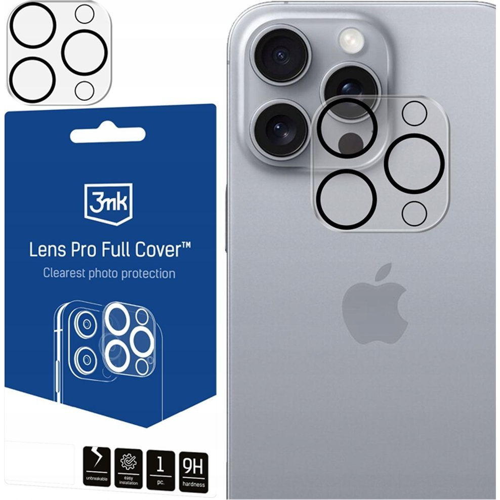3mk Kameralencse Pro Full Cover Apple iPhone 16 Pro/16 Pro Max ( )