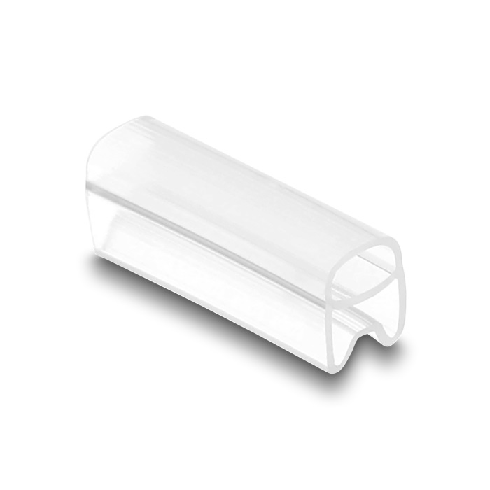 Delock Kábel jelölő 1,5 mm - 2,5 mm átmérőjű kábelhez 50 db. Áttetsző (80949) (80949)