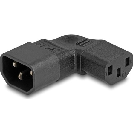 DELOCK Netzadapter IEC 60320 - C14 auf C13, Stecker / Buchse