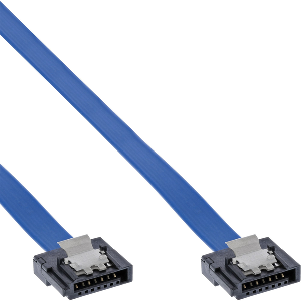 InLine S-27701K cable de SATA 0,15 m SATA 7-pin Azul