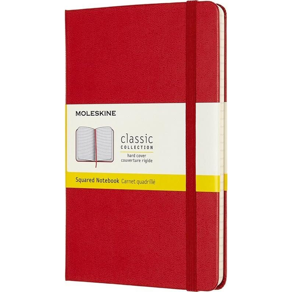  Moleskine Notes Classic 11,5x18 tw. kratka szkarłatna czerwień