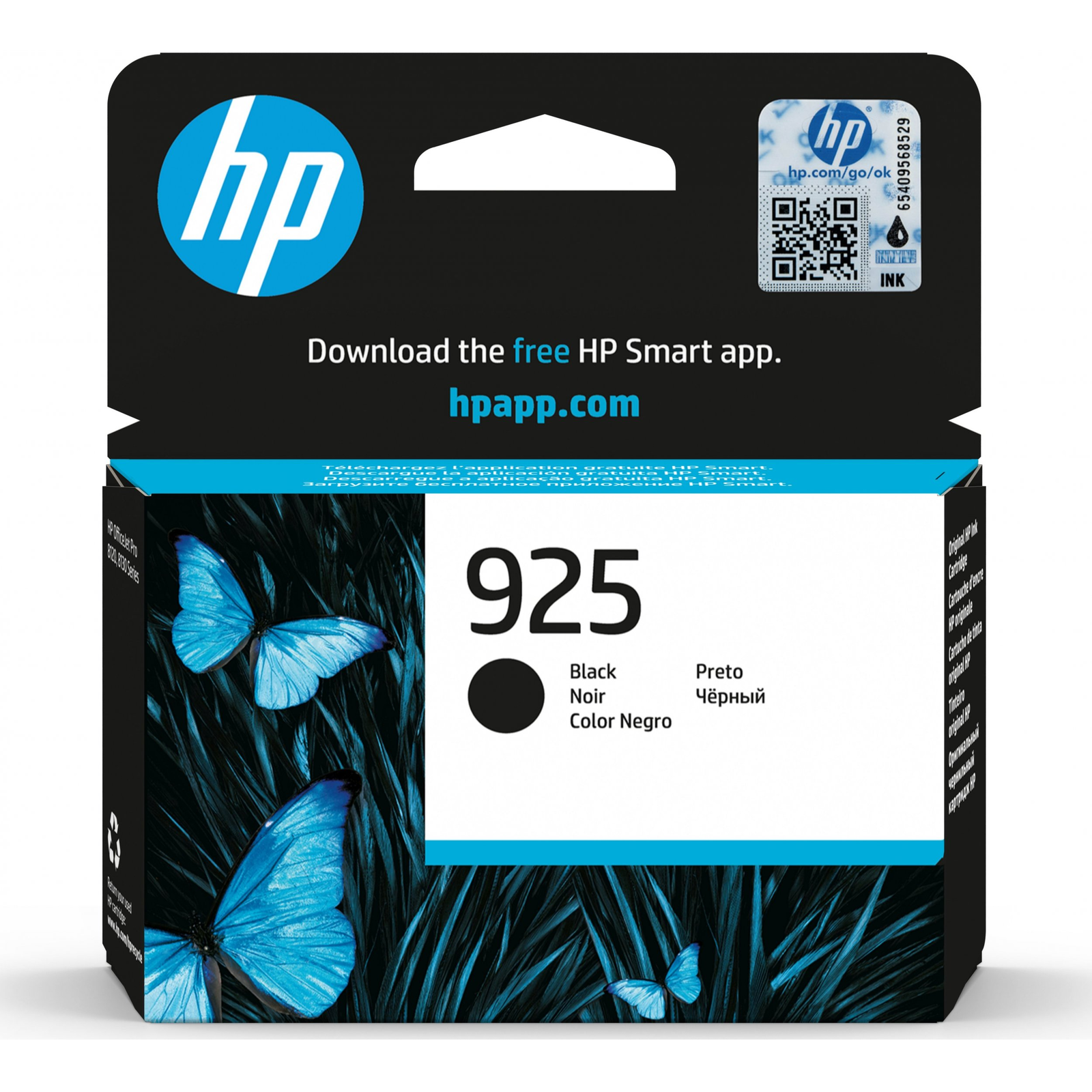 HP 925 tintapatron - fekete (4K0V9PE)