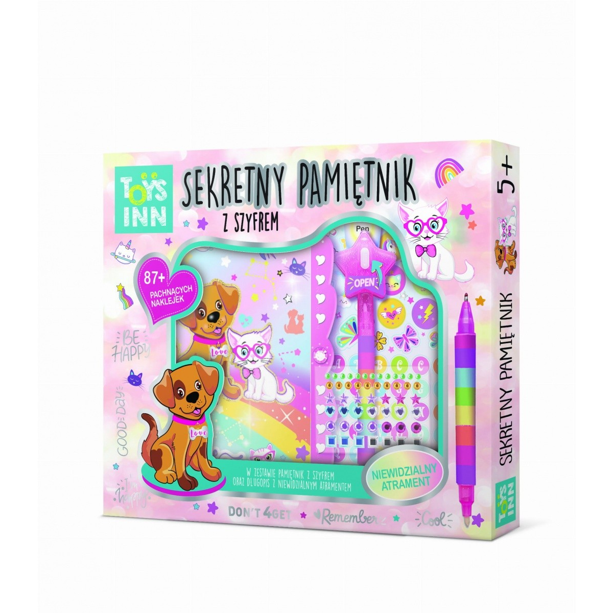 Stnux Titkos napló - Háziállatok minta (STN7649)