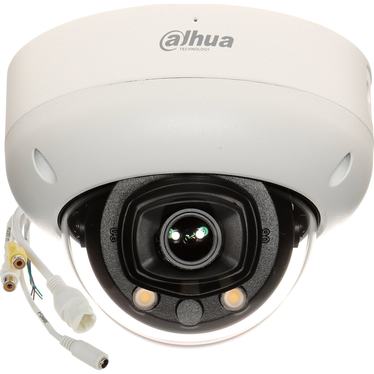 Dahua IPC-HDBW5449R-ASE-LED-0280B /kültéri/4MP/Pro AI/2,8mm/Full-Color/LED 30m/IP dómkamera (IPC-HDBW5449R-ASE-LED-0280B)