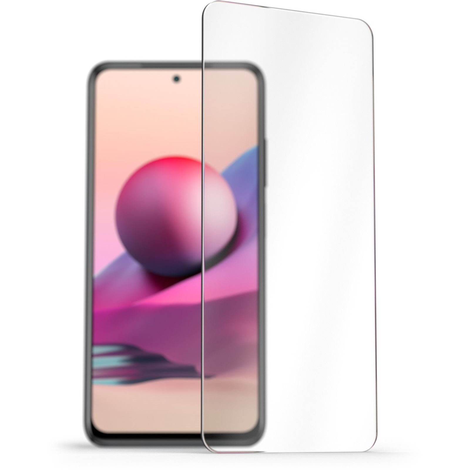 AlzaGuard Case Friendly Glass Protector Xiaomi Redmi Note 10 / 10S 2.5D üvegfólia (AGD-TGF0027)