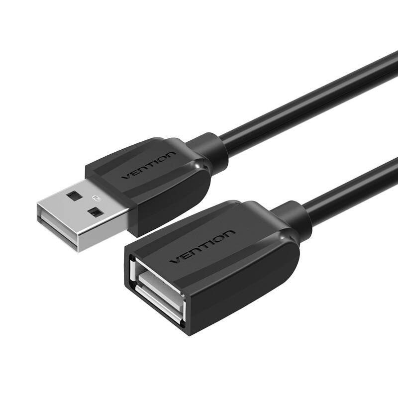 Vention USB 2.0 hosszabító kábel 3m fekete (VAS-A44-B300) (VAS-A44-B300)