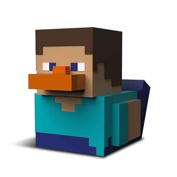 NUMSKULL TUBBZ Cosplaying Ducks - Minecraft: Steve kacsa figura