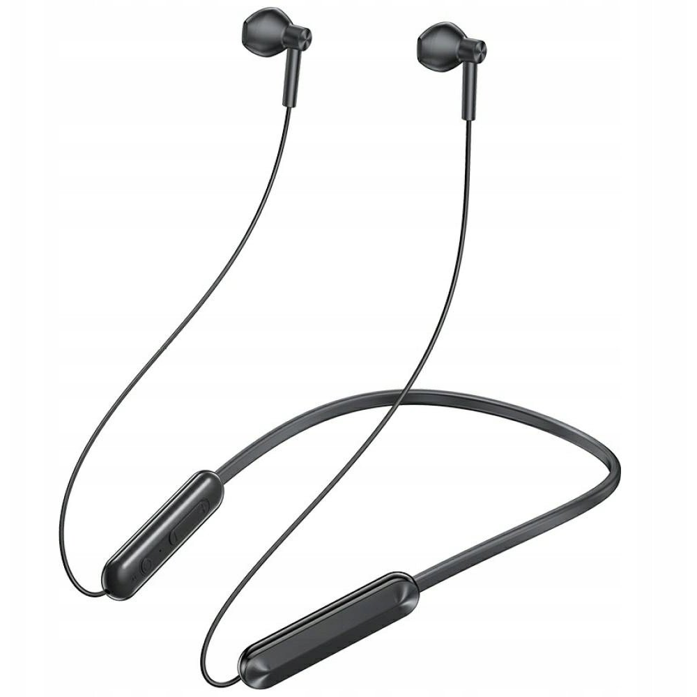 AWEI A849BL bluetooth fülhallgató SZTEREO (v5.4, nyakba akasztható, mikrofon, felvevő gomb, SPORT) FEKETE (G82BL)