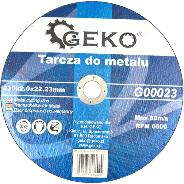  Geko tarcza do metalu 230x2,0 (G00023)