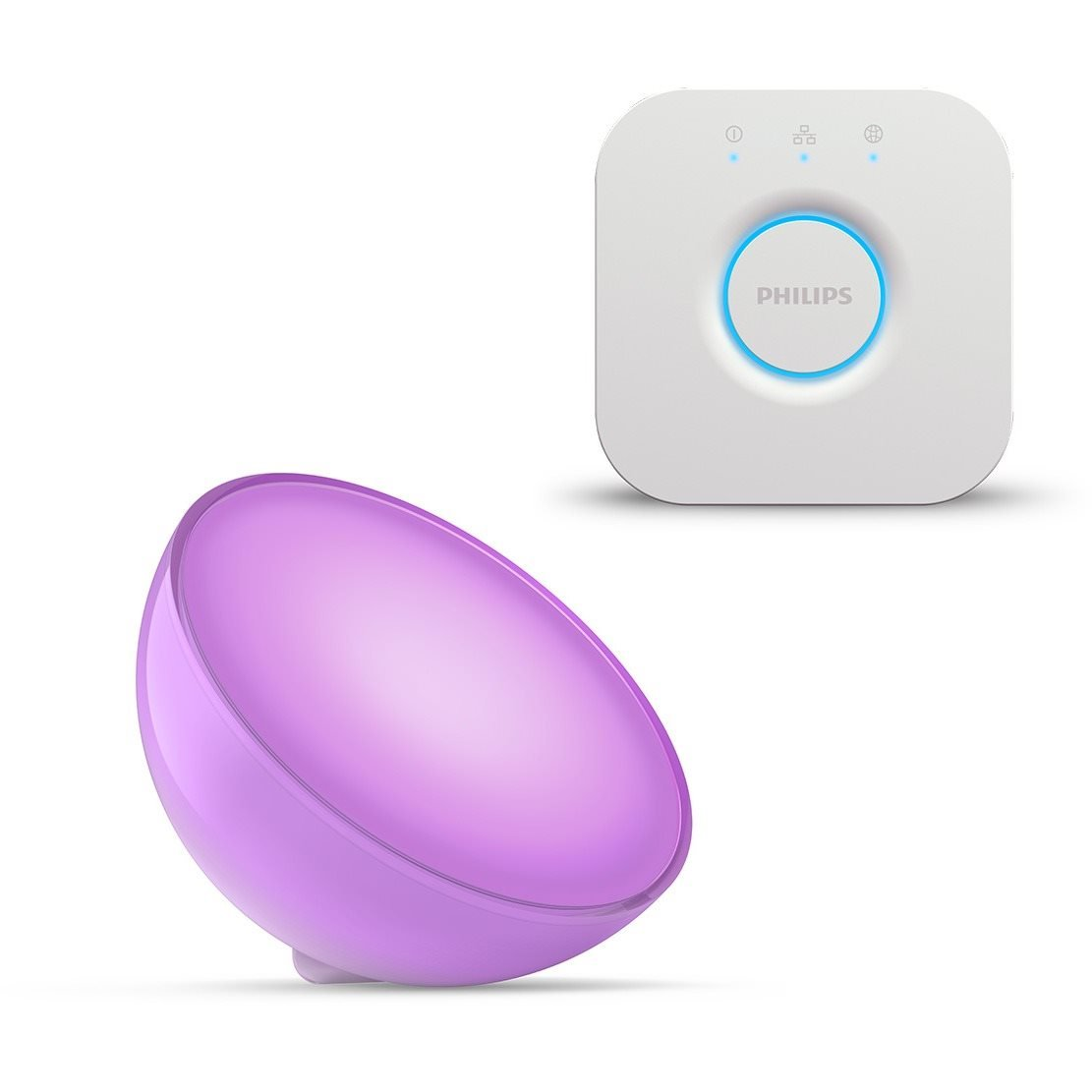 Philips Hue Go v2 LED asztali lámpa + Hue Bridge (PHL23003set) (PHL23003set)