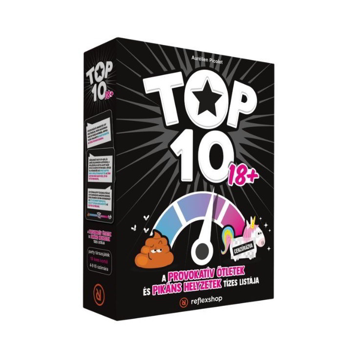 TOP10 18+ party társasjáték (CGTOP1018RS)