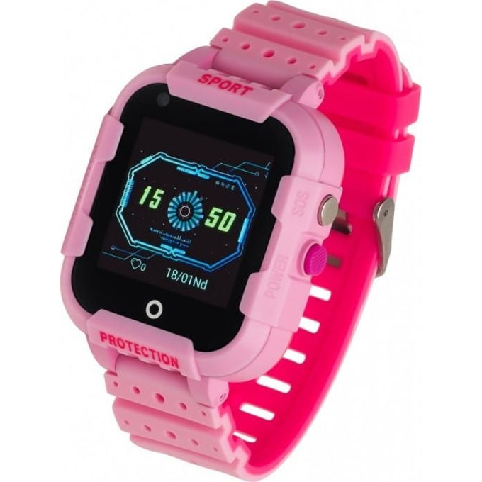 Garett Kids 4G Gyerek Okosóra Rózsaszín GPS-szel (5903246284669)