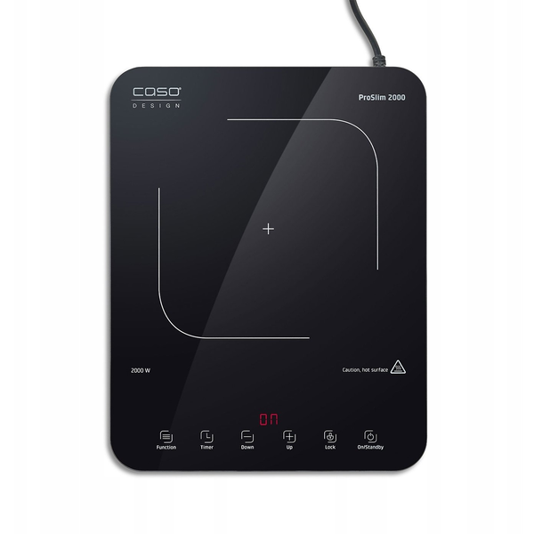 Płyta grzewcza Caso Caso ProSlim 2000 2236 Mobile single induction hob, Glass, Sensor-touch, Black