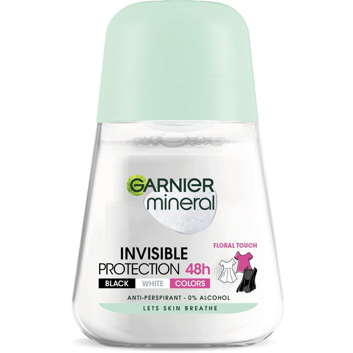 GARNIER Mineral Invisible 48H Roll-On Antiperspirant 50 ml (3600541448315)