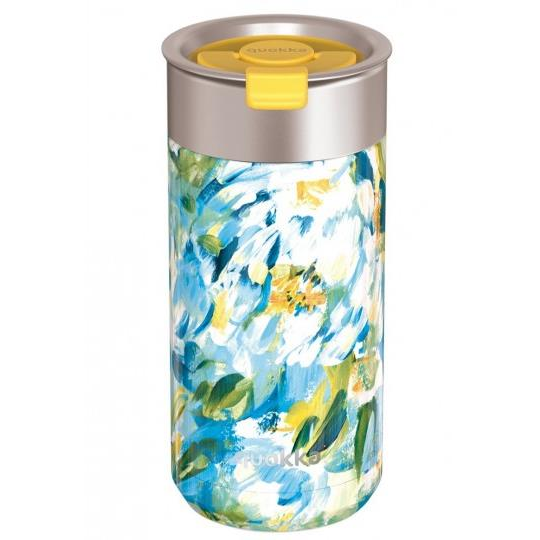 Quokka Boost termobögre szűrővel 400 ml, Blue Peonies (Q40069)