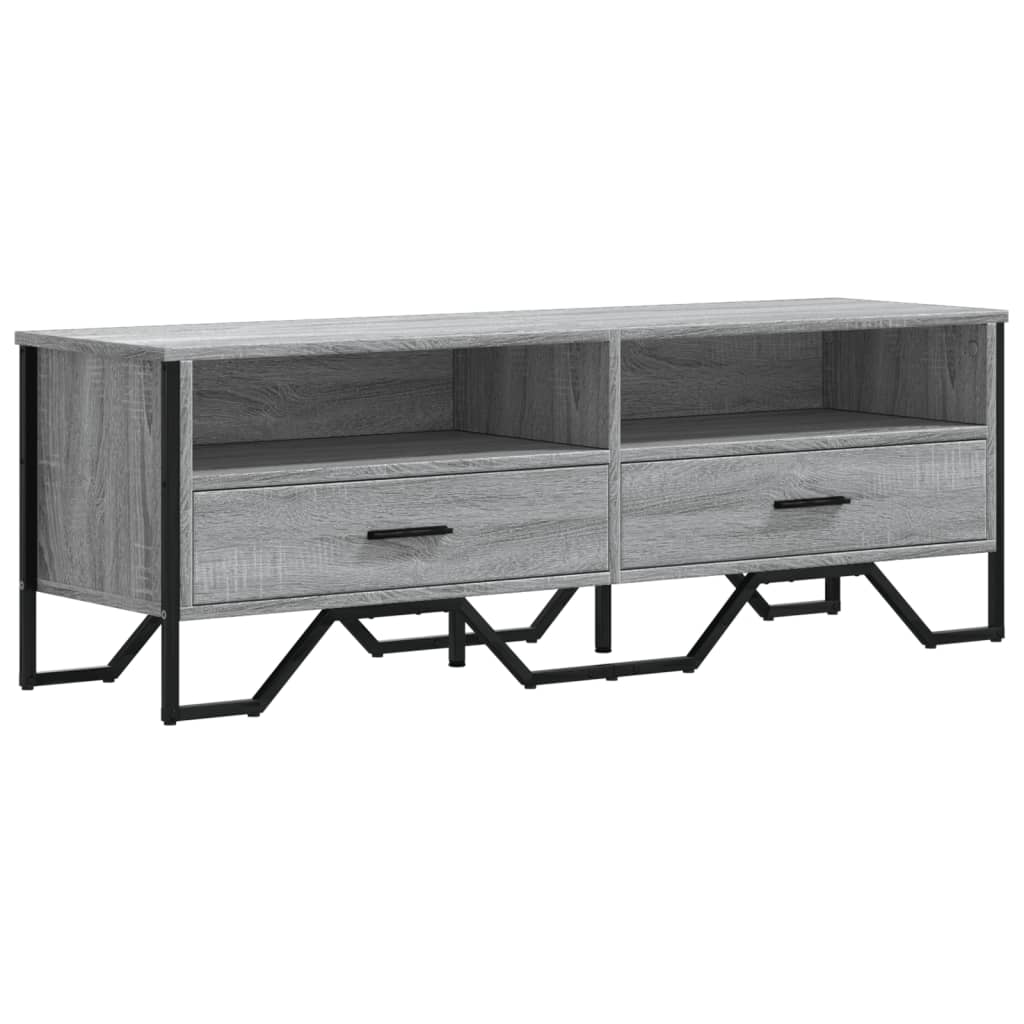szürke sonoma színű szerelt fa TV-szekrény 122 x 34 x 41 cm (848582)