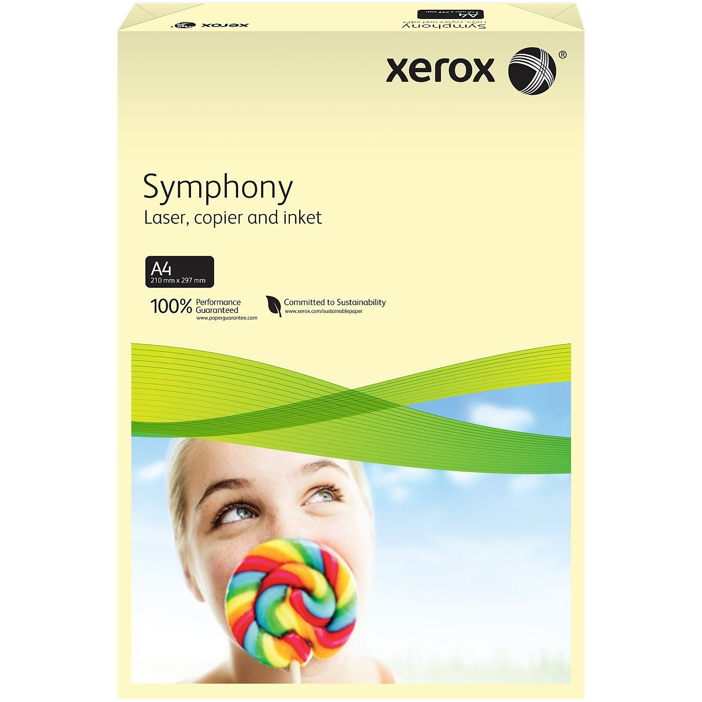 Xerox Symphony 80 g/m² A4 250 Sheets Ivory papier do tlačiarne Slonovinová (003R93964)