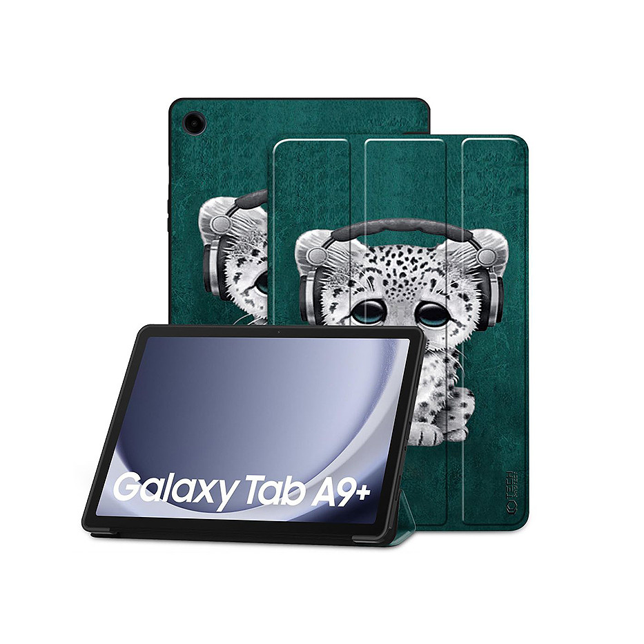 Tech-Protect Sad cat Samsung Galaxy Tab A9+ Tablet Tok - Mintás (TP608052)