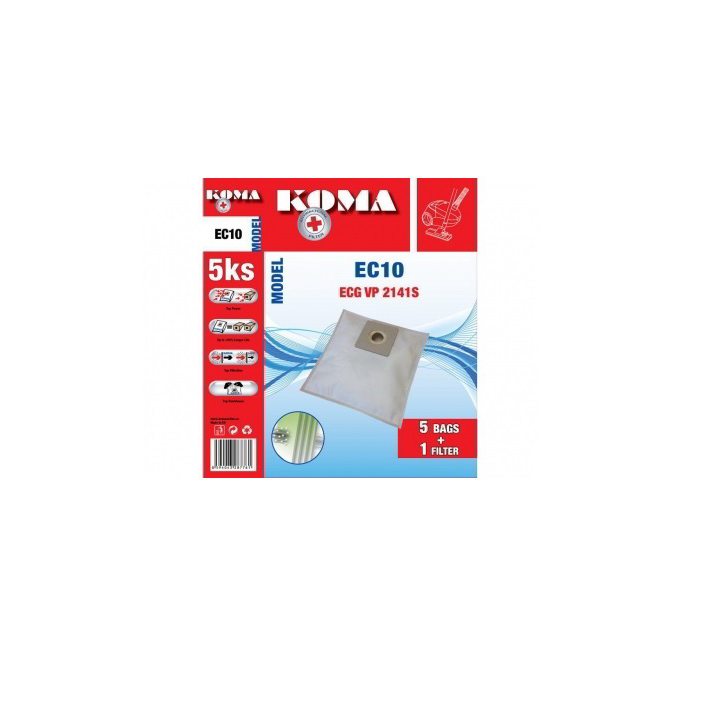 Koma EC-10 Microfilteres Porzsák (5 db / csomag) (EC-10)
