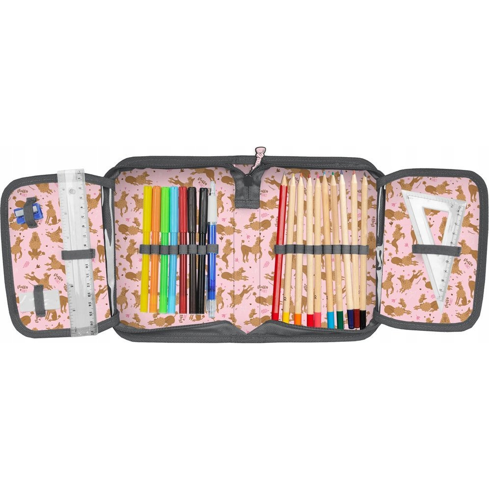 Paso Kutyás Kihajtható Felszerelt Tolltartó - Fluffy (PP24PU-P001)